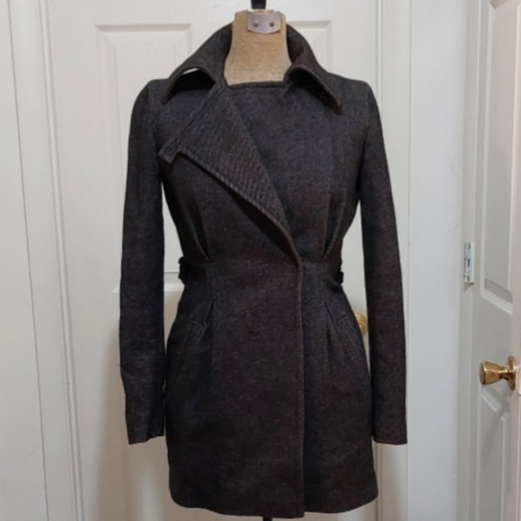 A/X Armani Exchange Charcoal Belted Jacket - Picture 8 of 15